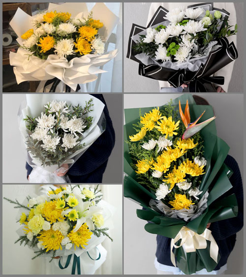 广东广州市花都区梯面镇西坑村白事花束代送